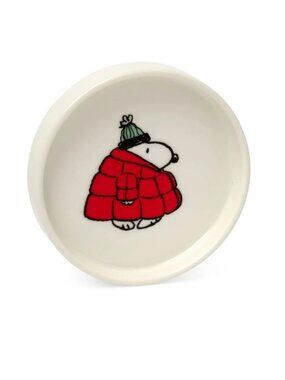 💕Peanuts Snoopy Puffer Ceramic Dish NEW💕